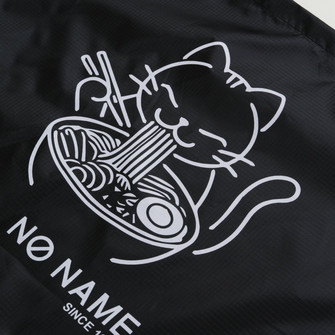 TOTE BAG - NYLON - BLACK LOGO TOKYO